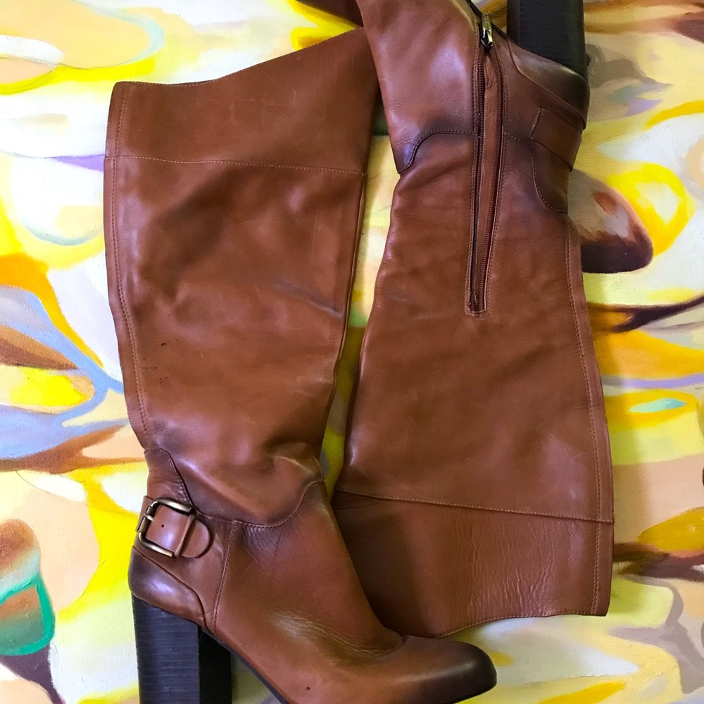 Vince Camuto knee high leather boots sz 40/10